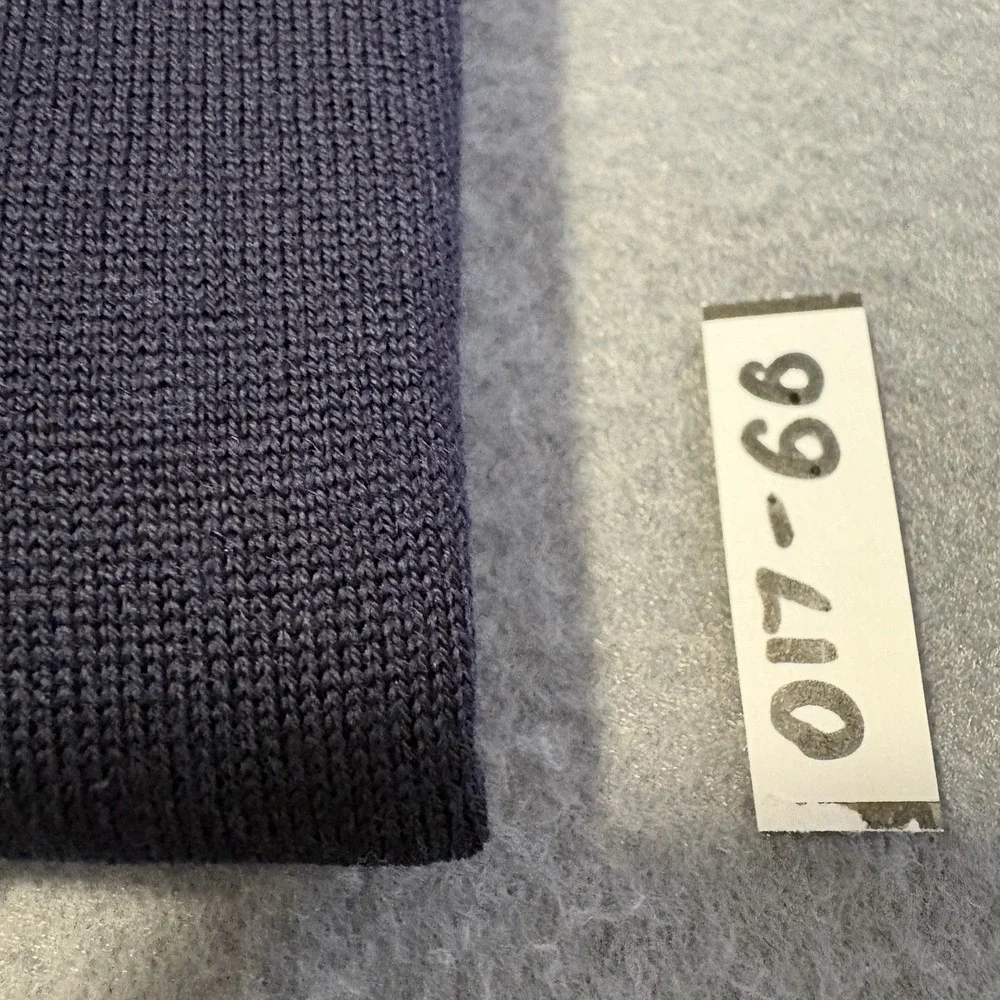 Brooks Brothers Quarter Zip Mens XL Navy Brookstech Merino Wool Sweater Light